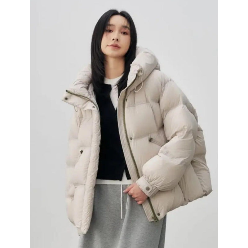 Women s Fashion Hooded Warm Short Winter Jacket