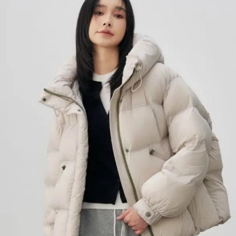 Women s Fashion Hooded Warm Short Winter Jacket